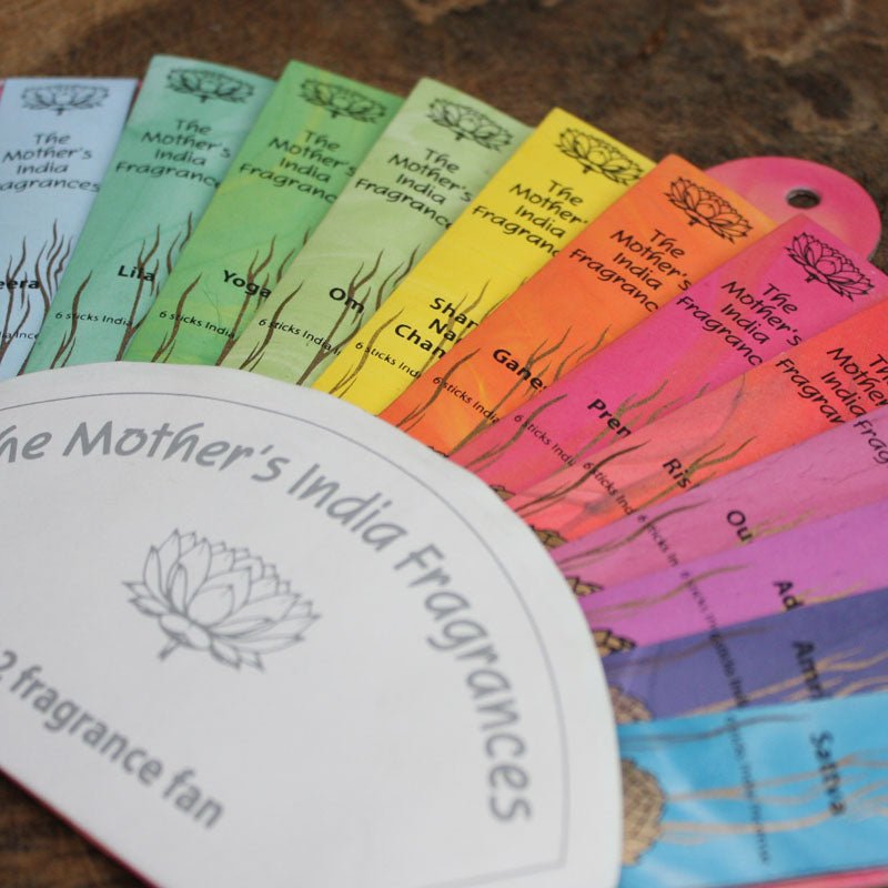 The Mother's India Fragrances Incense Fan 12 Fragrances [BLACK FRIDAY] - Eco Natural Products - Greater Goods - Incense