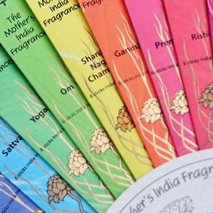 The Mother's India Fragrances Incense Fan 12 Fragrances [BLACK FRIDAY] - Eco Natural Products - Greater Goods - Incense