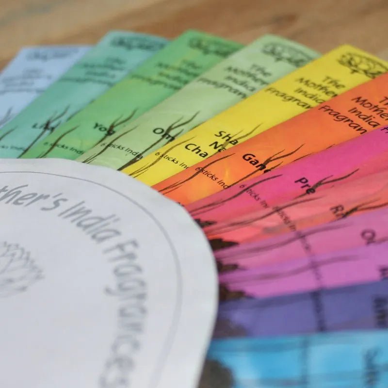 The Mother's India Fragrances Incense Fan 12Fragrances - Greater Goods - Incense - Greater Goods