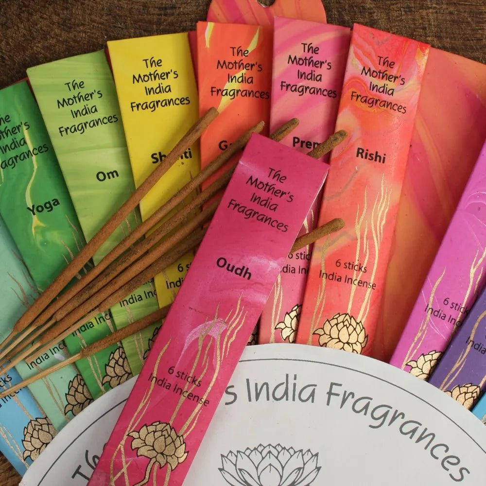 The Mother's India Fragrances Incense Fan 12Fragrances - Greater Goods - Incense - Greater Goods