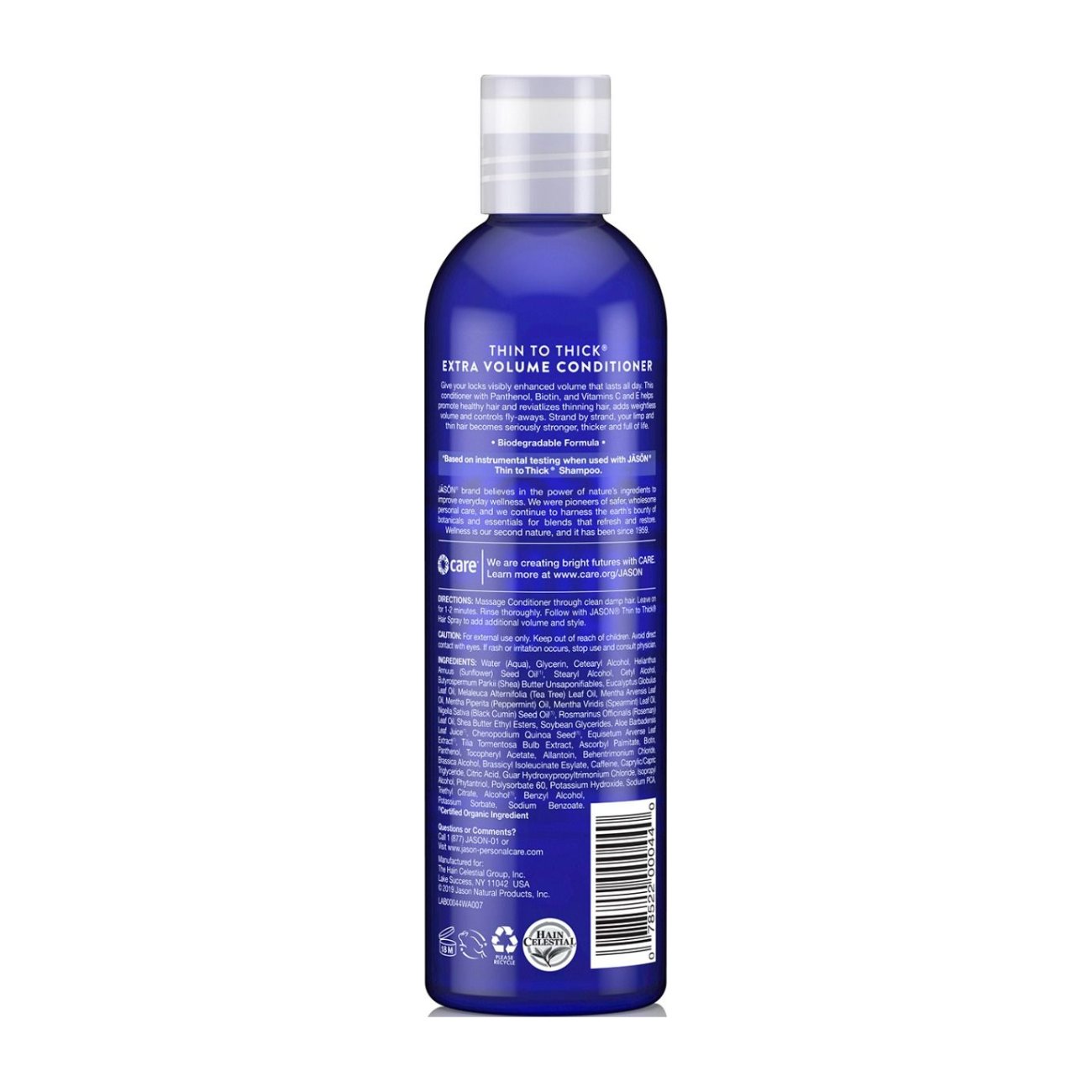 Thin To Thick Extra Volume Conditioner 240ml - Jason - Conditioners - Eco Natural Products