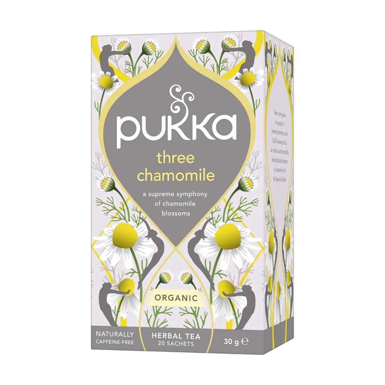 Three Chamomile Herbal Tea 20 Sachets - Pukka Herbs - Teas - Pukka Herbs