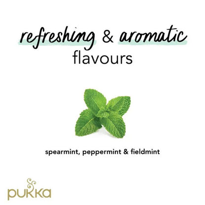 Three Mint 20 Sachets - Pukka Herbs - Herbal tea - Eco Natural Products