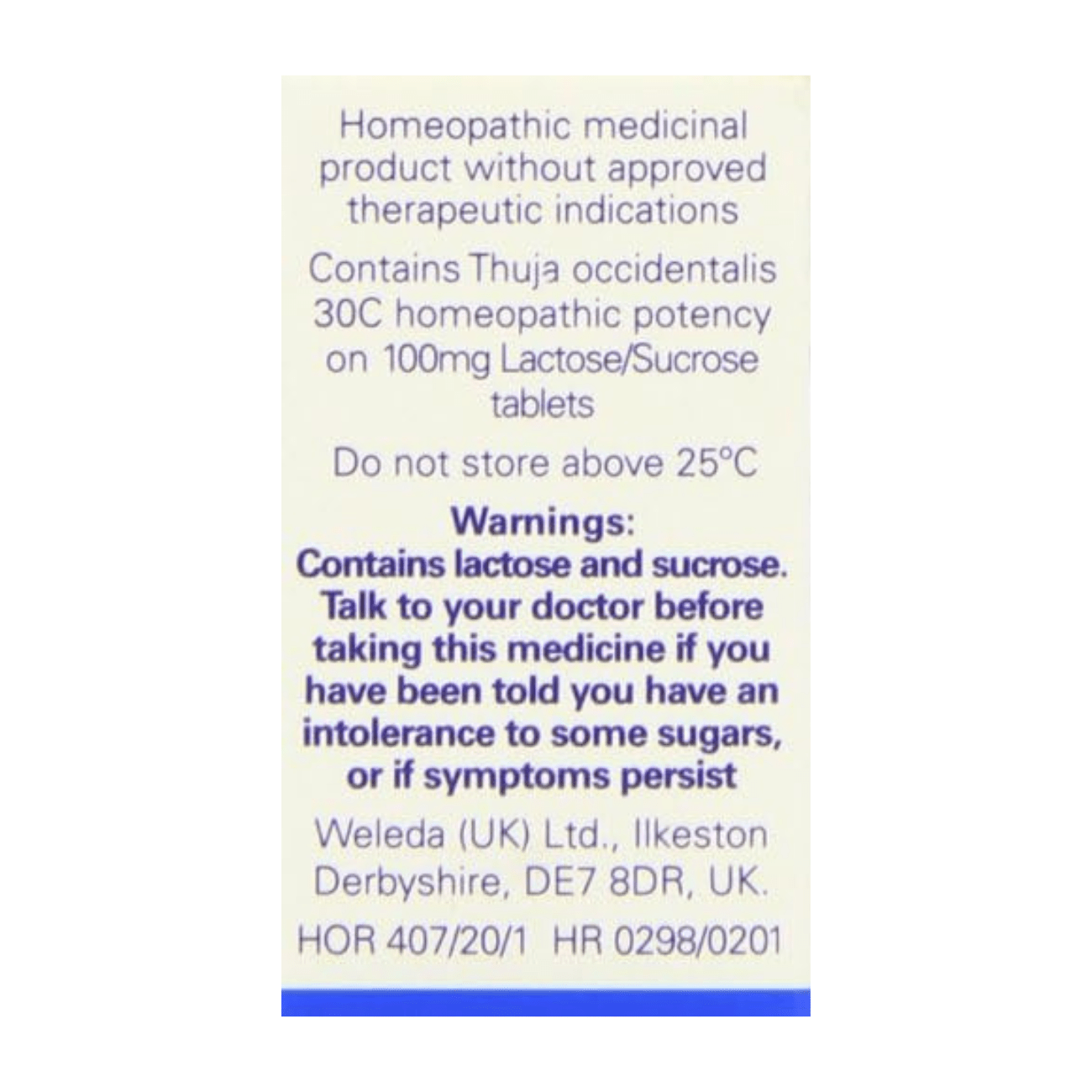 Thuja 30C 125 Tabs - Weleda - Herbal Supplement - Eco Natural Products