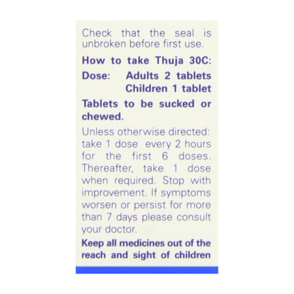 Thuja 30C 125 Tabs - Weleda - Herbal Supplement - Eco Natural Products
