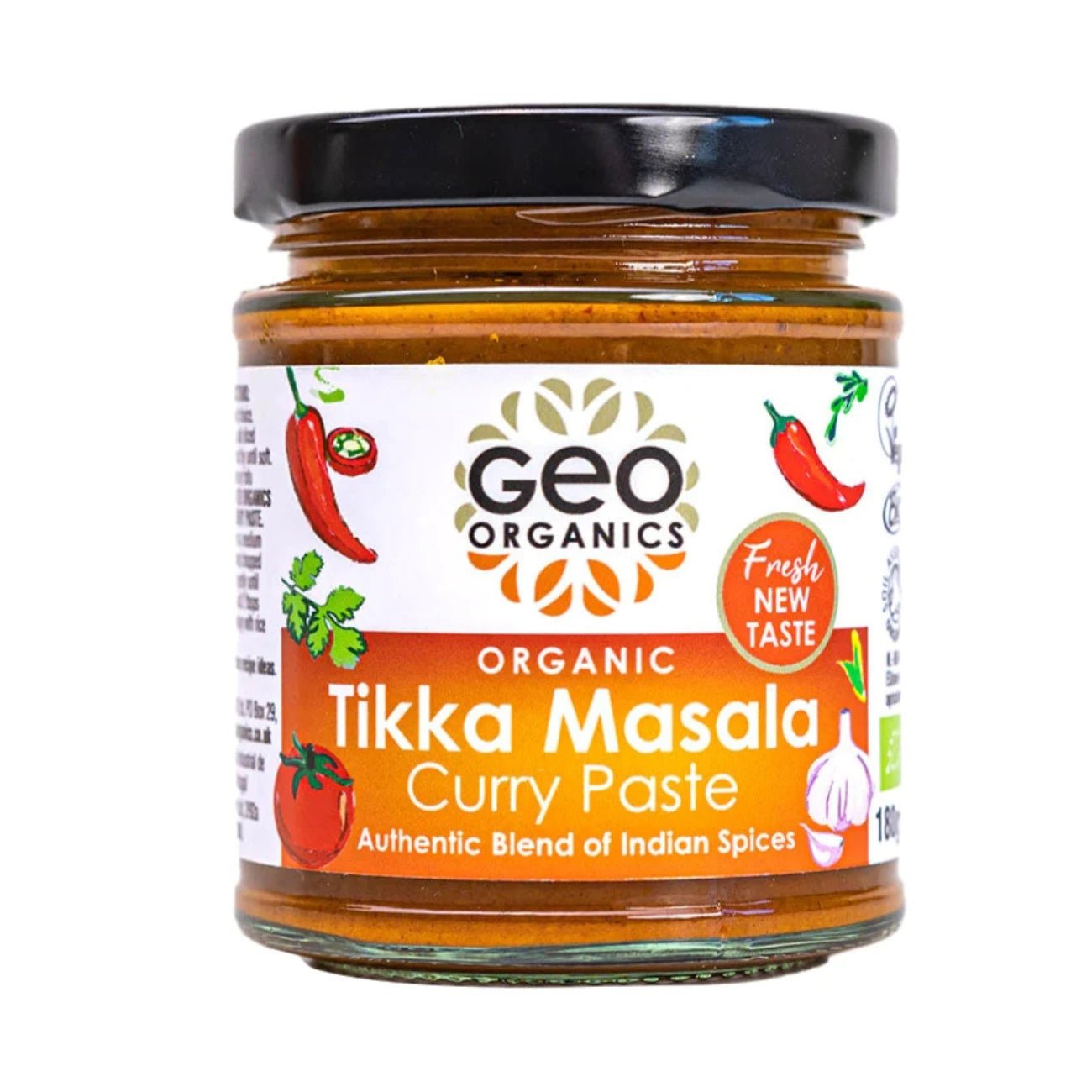 Tikka Masala India Curry Pastes 180g [BLACK FRIDAY] - Eco Natural Products - Geo Organics - Curry Pastes