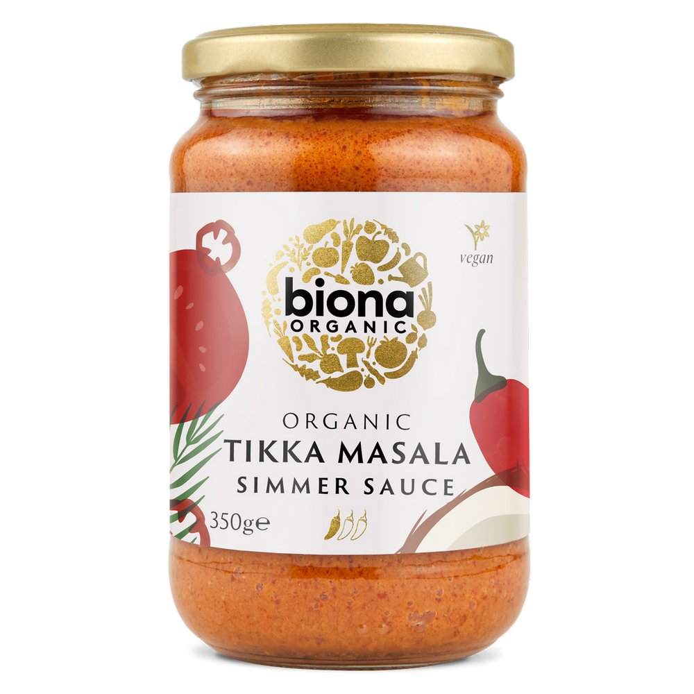 Tikka Masala Simmer Sauce Organic 350ml - Biona - Sauce - Eco Natural Products