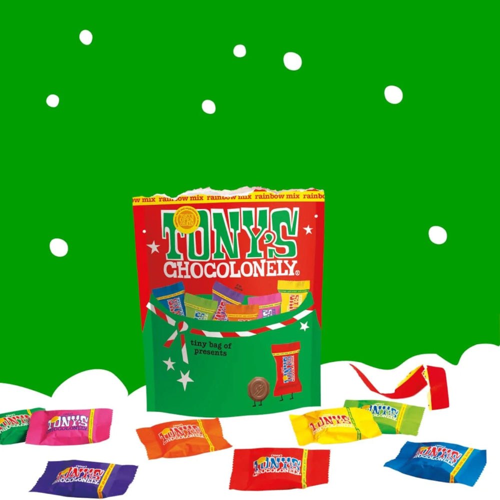 Tiny Tony's Chocolate Christmas Pouch 135g - Tony's Chocolonely - Chocolates - Tony's Chocolonely