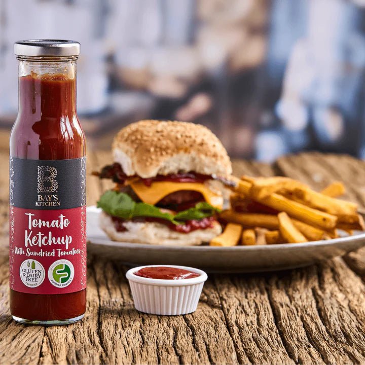 Tomato Ketchup with Sundried Tomatoes 270g - Bays Kitchen - Condiments & Sauces - Eco Natural Products