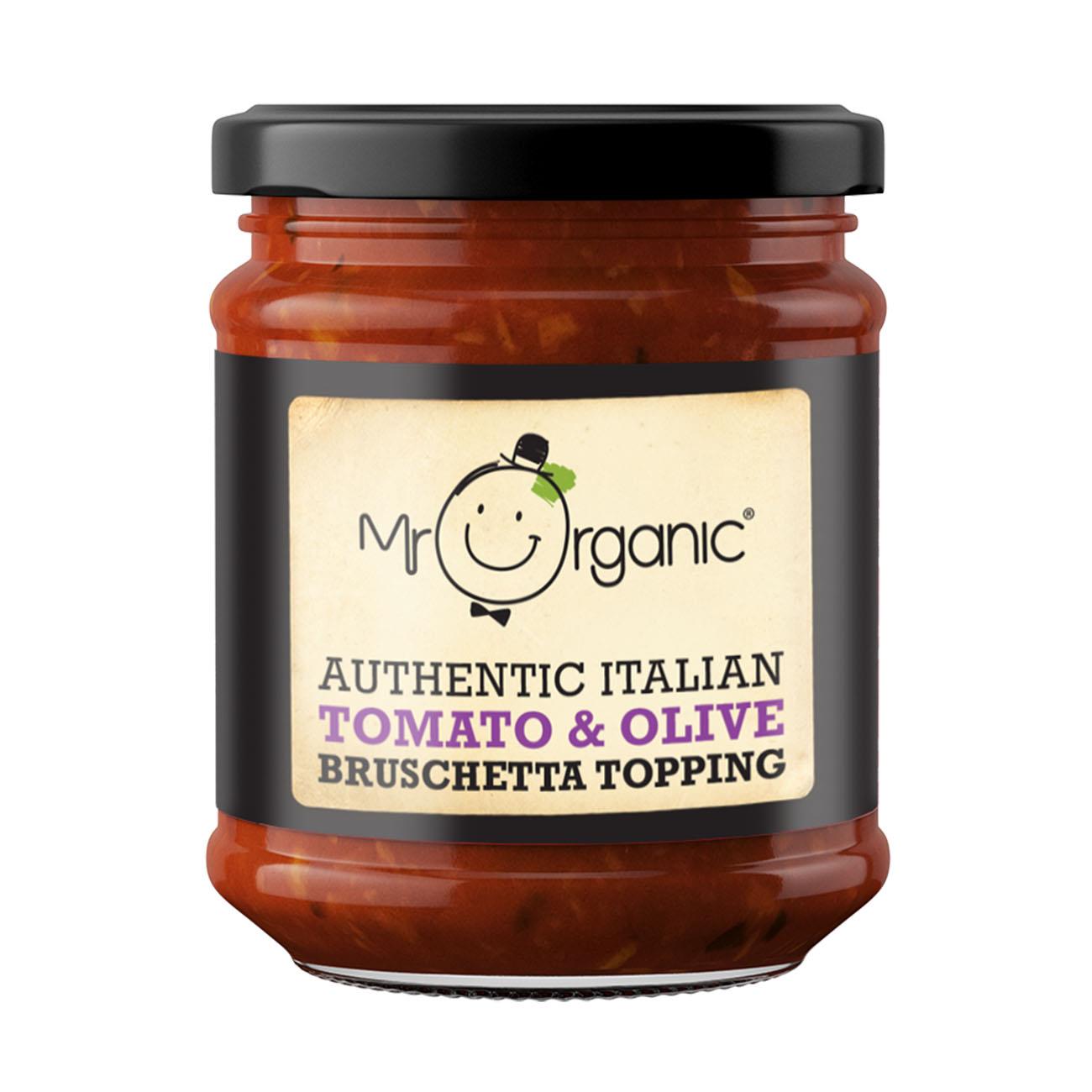 Tomato & Olive Italian Bruschetta Topping 200g - Mr Organic - Topping - Eco Natural Products