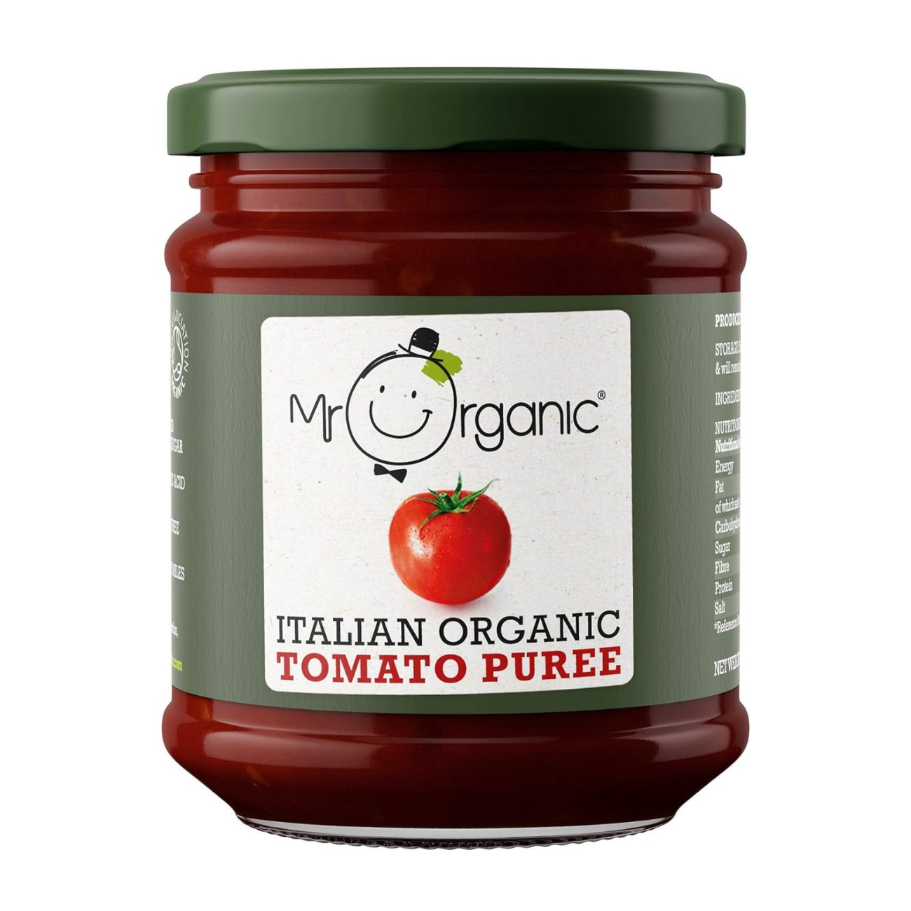 Tomato Puree Jar 200g [BLACK FRIDAY] - Eco Natural Products - Mr Organic - Tomatoes