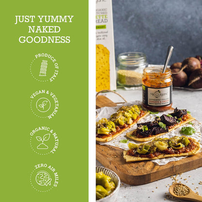 Tomato & Red Onion Italian Bruschetta Topping 200g - Mr Organic - Topping - Eco Natural Products