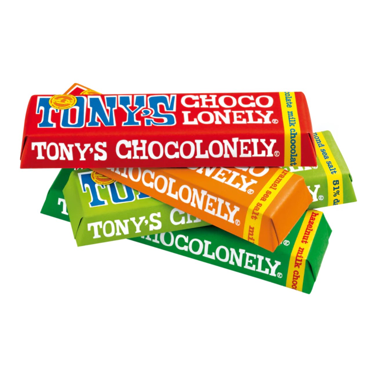 Tonys Chocolonely Rainbow Chocolate Bar 6x50g - Tony's Chocolonely - Chocolate - Eco Natural Products