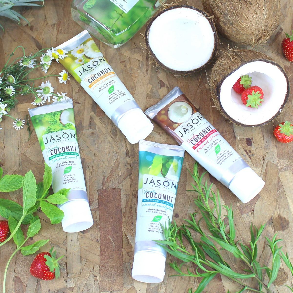 Toothpaste Coconut Chamomile 119g - Jason - toothpaste - Eco Natural Products