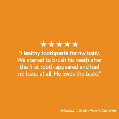 Toothpaste Fluoride Free Children Mandarin & Aloe Vera 50ml - Green People - Toothpaste - Eco Natural Products