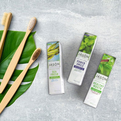 Toothpaste Gel Healthy Mouth Tartar Control Anti - Cavity 170g - Jason - toothpaste gel - Eco Natural Products