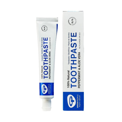 Toothpaste Peppermint & Aloe Vera 50ml - Green People - Toothpaste - Eco Natural Products