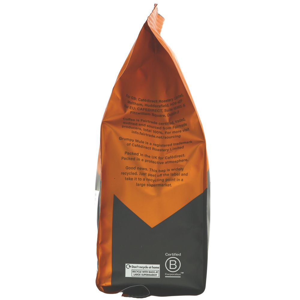 Top Notch Organic Blend Whole Bean 200g - Grumpy Mule Coffee - Coffee Beans & Ground Coffee - Eco Natural Products