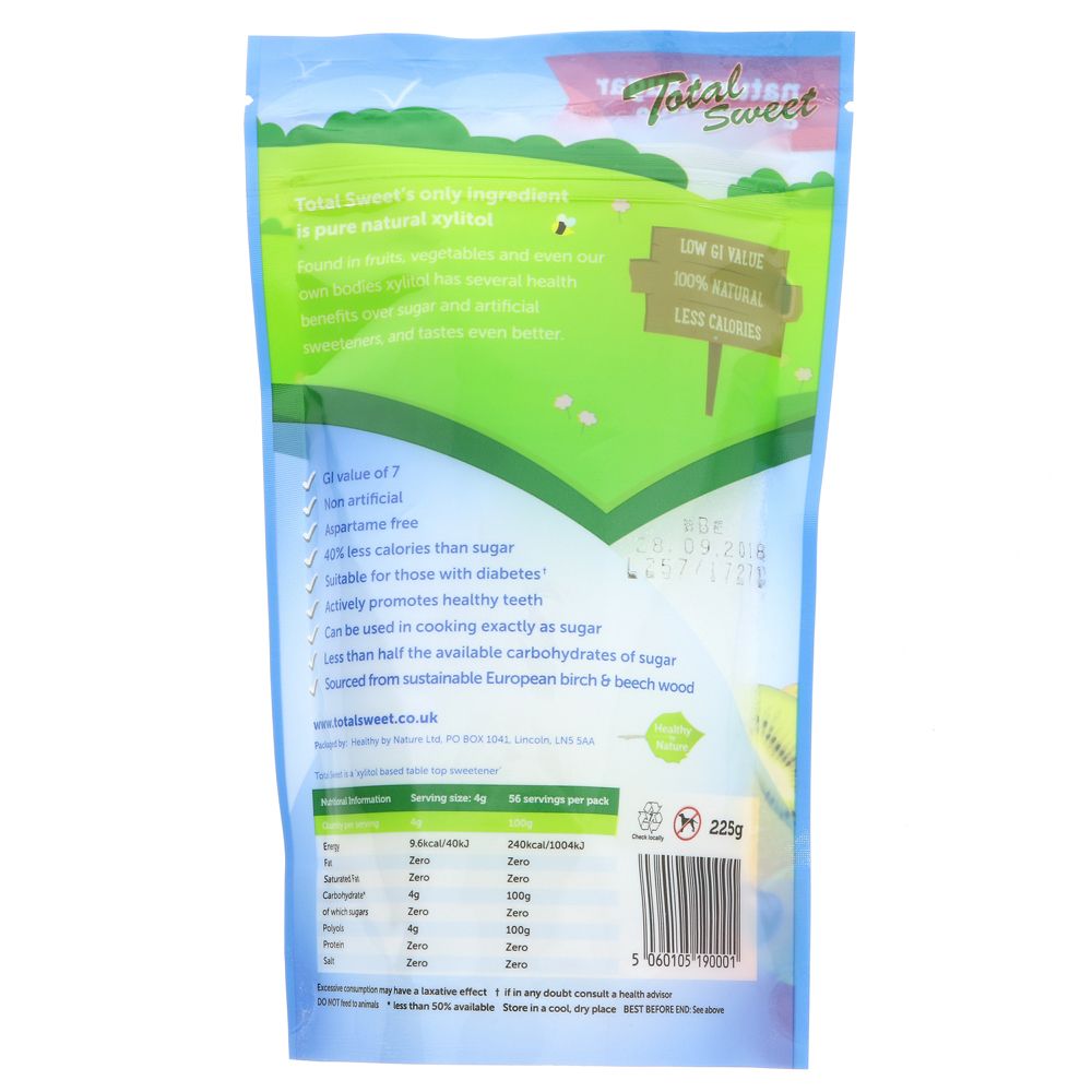 Total Sweet Xylitol Sweetener 225g - Total Sweet - Sweetener - Eco Natural Products