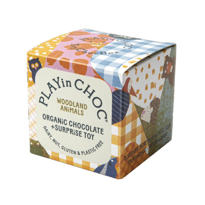 ToyChoc Box Woodland Animals 50g BBE 20.11.2025 - PLAYin Choc - Chocolates - PLAYin Choc