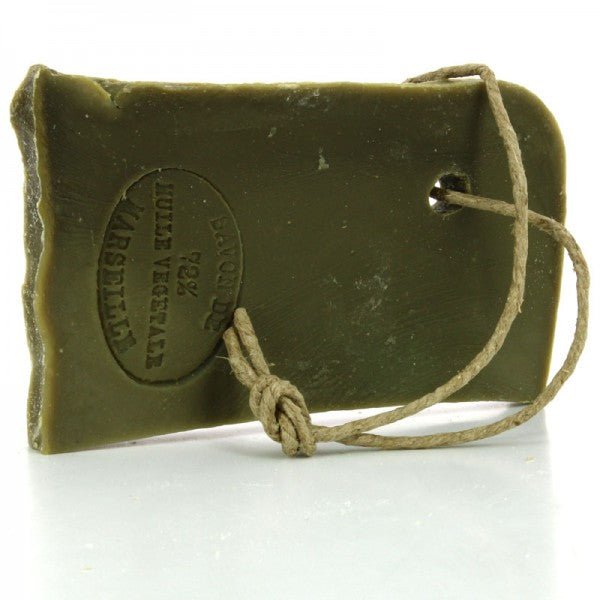 Tranche and Cord - Large - Vert Olive Oil - FouFour - Savon de Marseille - Bar Soap - Eco Natural Products