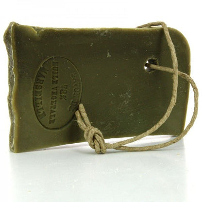 Tranche and Cord - Large - Vert Olive Oil - FouFour - Savon de Marseille - Bar Soap - Eco Natural Products