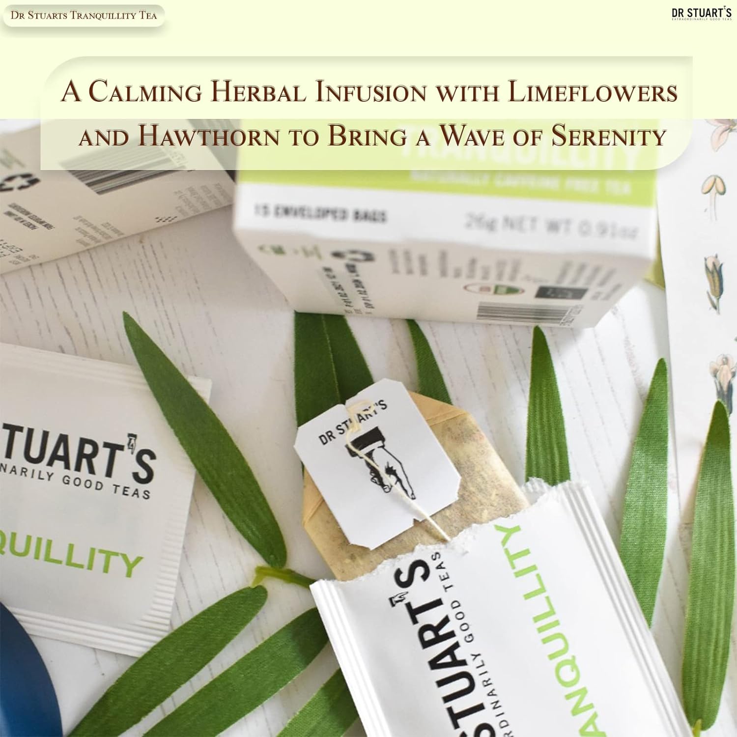 Tranquility Tea 15 Sachets [BLACK FRIDAY] - Eco Natural Products - Dr Stuart's - Herbal tea