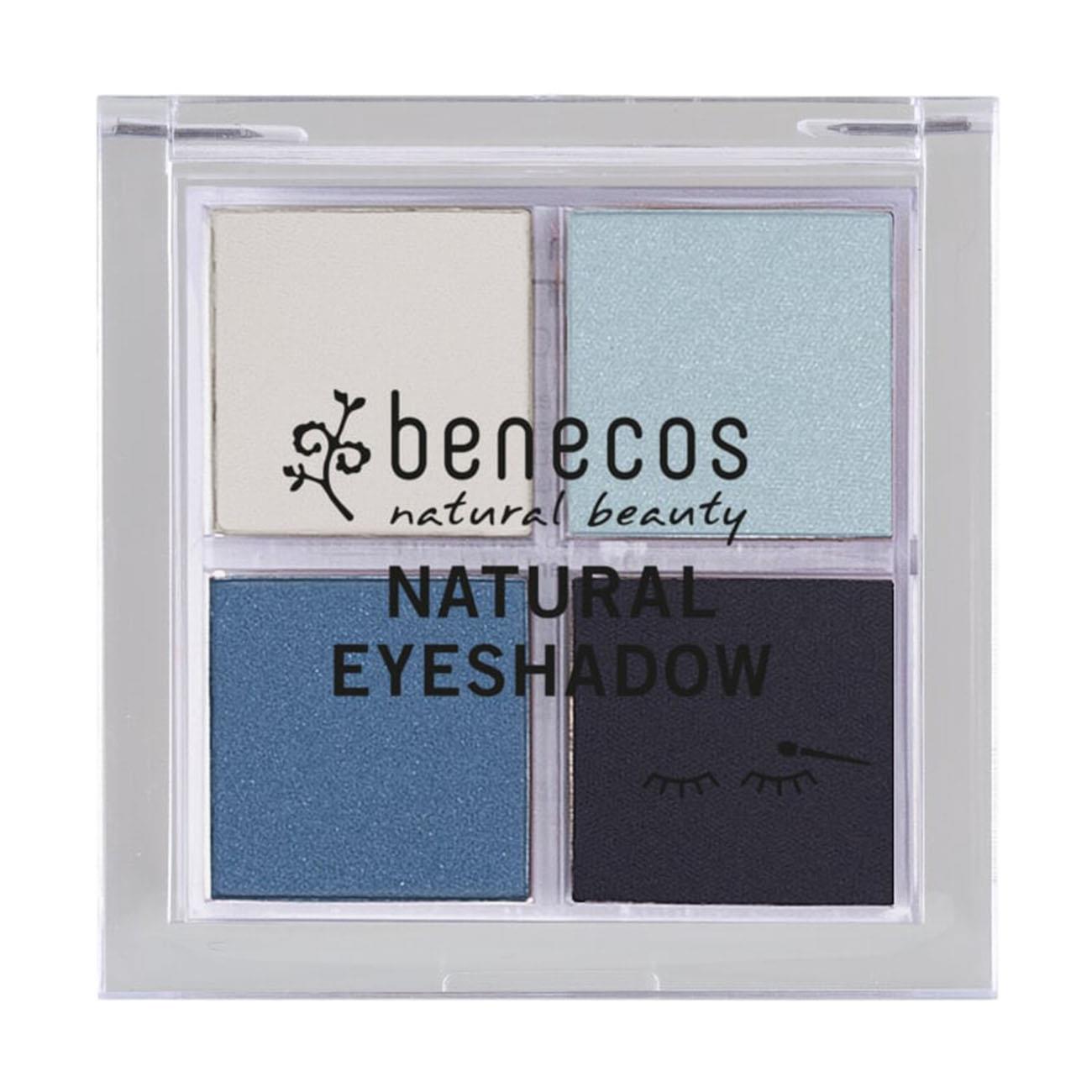 True Blue Quattro Eyeshadow 8g [BLACK FRIDAY] - Eco Natural Products - Benecos - Eyeshadow