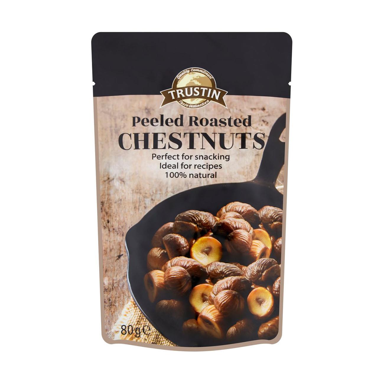 Trustin Peeled Roasted Whole Chestnuts 80g [BLACK FRIDAY] - Eco Natural Products - Trustin Foods - Chestnut