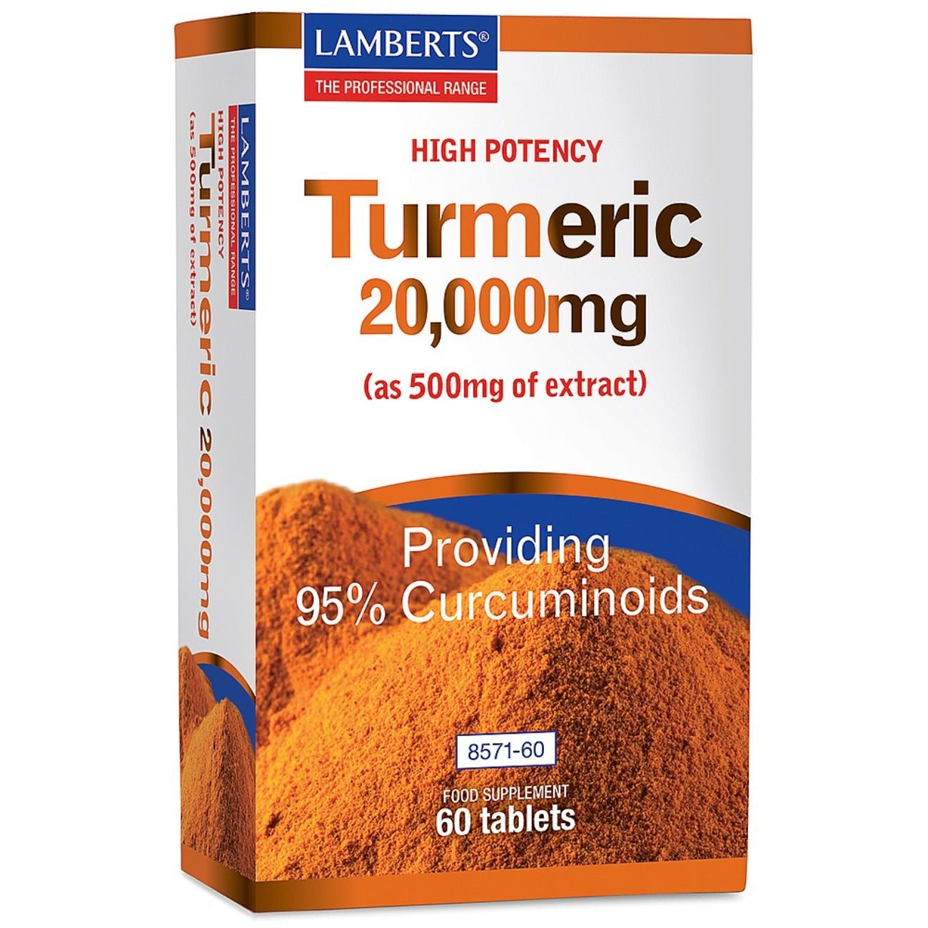 Turmeric 20,000mg 60 Tablets - Lamberts - Food Supplement - Eco Natural Products