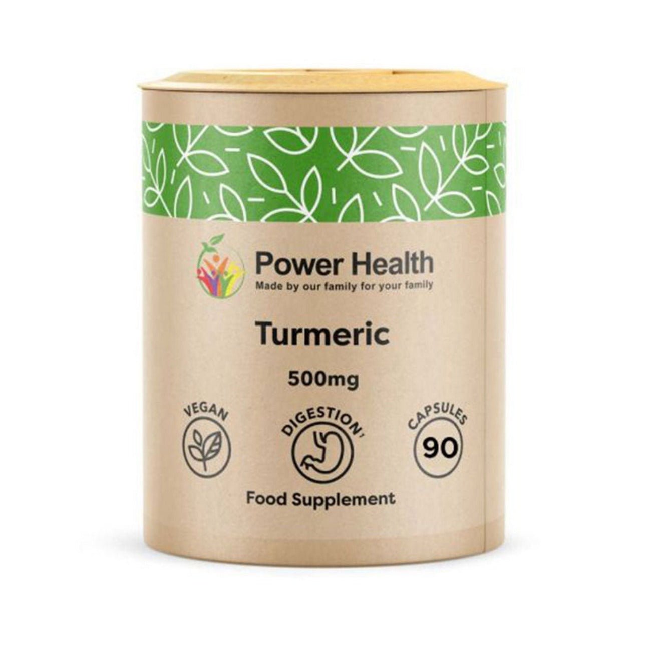 Turmeric 500mg 90 Capsules [BLACK FRIDAY] - Eco Natural Products - Power Health - Food Supplement