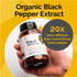 Turmeric & Black Pepper Extract 120 Capsules - Taka Turmeric - Food Supplement - Eco Natural Products