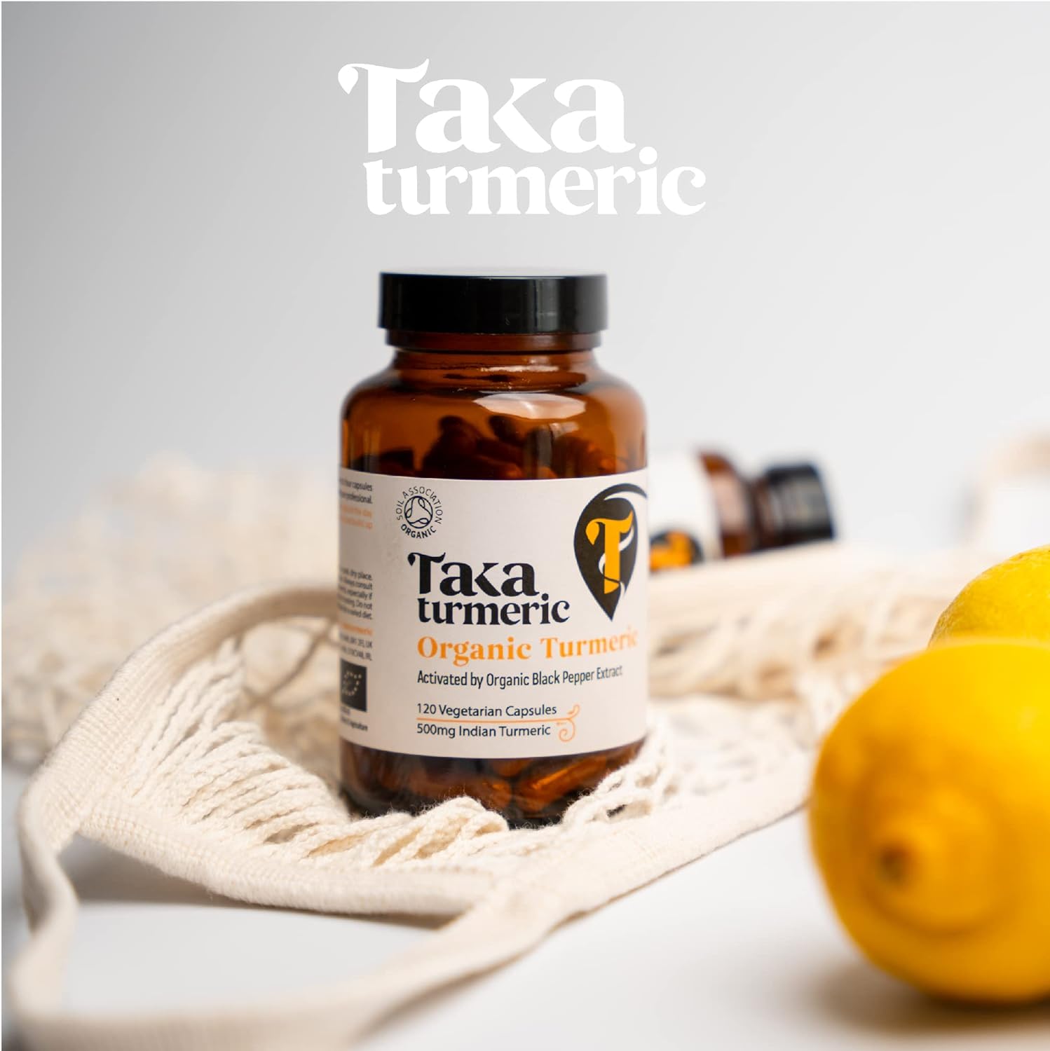 Turmeric & Black Pepper Extract 120 Capsules - Taka Turmeric - Food Supplement - Eco Natural Products