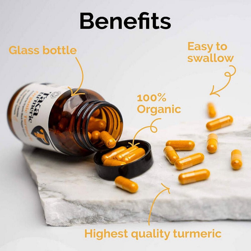 Turmeric & Black Pepper Extract 60 Capsules - Taka Turmeric - Food Supplement - Eco Natural Products