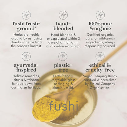 Turmeric C3 & Bioperine Extract 500mg High Strength 60capsules - Fushi Wellbeing - Botanical & Food Supplements - Eco Natural Products