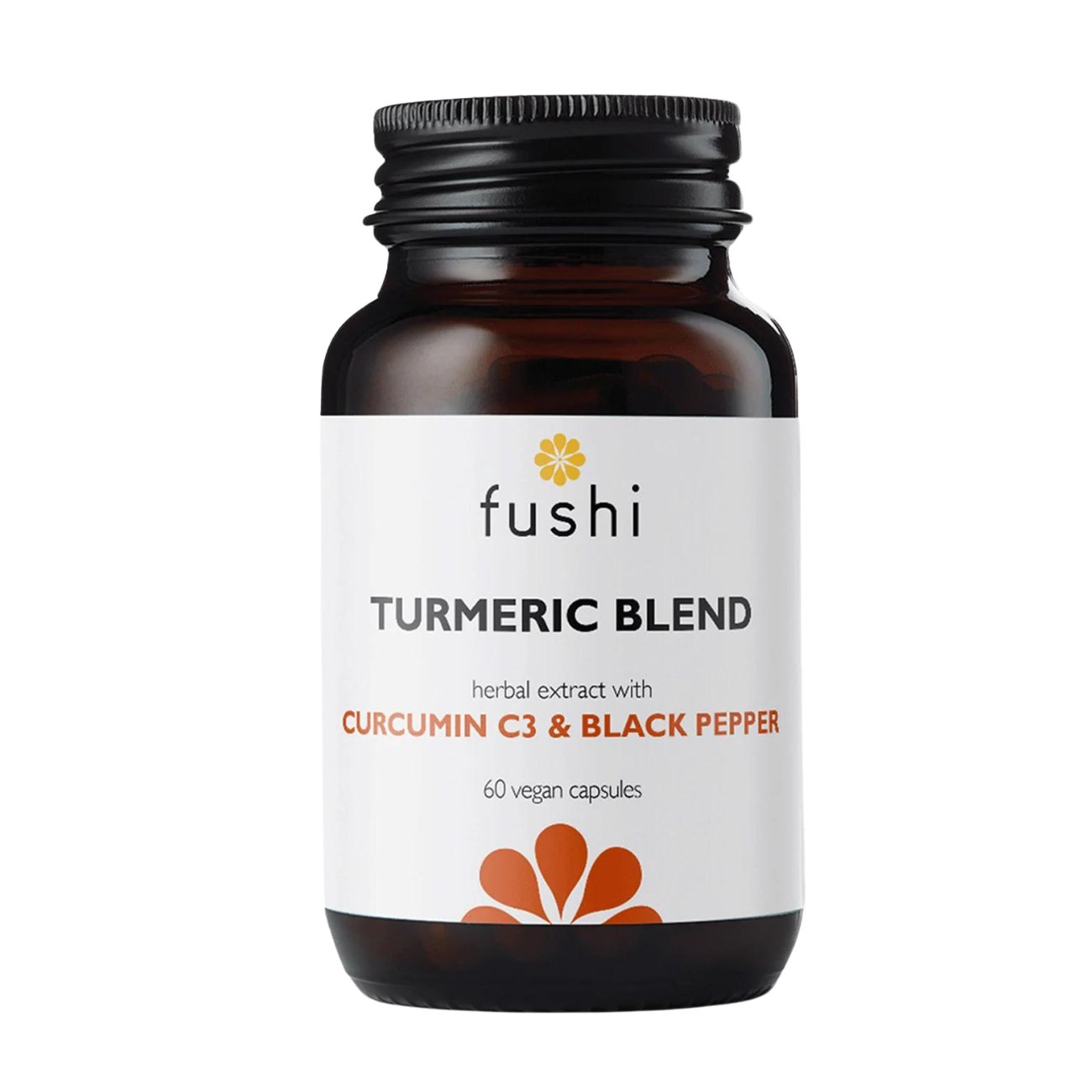 Turmeric C3 & Bioperine Extract 500mg High Strength 60capsules - Fushi Wellbeing - Botanical & Food Supplements - Eco Natural Products