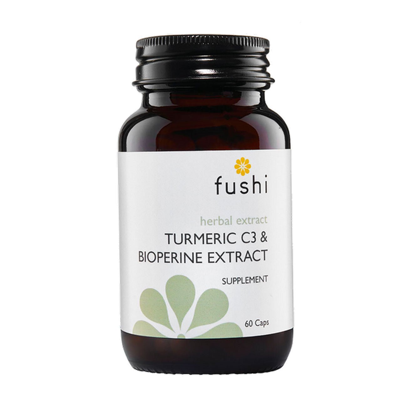 Turmeric C3 & Bioperine Extract 500mg High Strength 60capsules - Fushi Wellbeing - Botanical & Food Supplements - Eco Natural Products