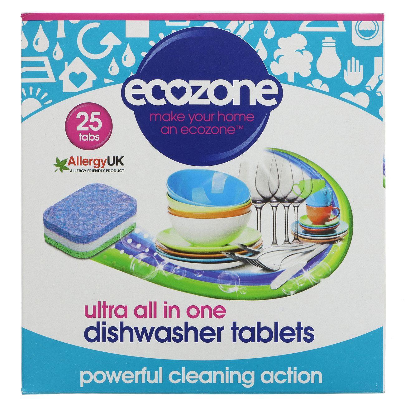Ultra Dishwasher 25 Tablets - Ecozone - Eco Natural Products