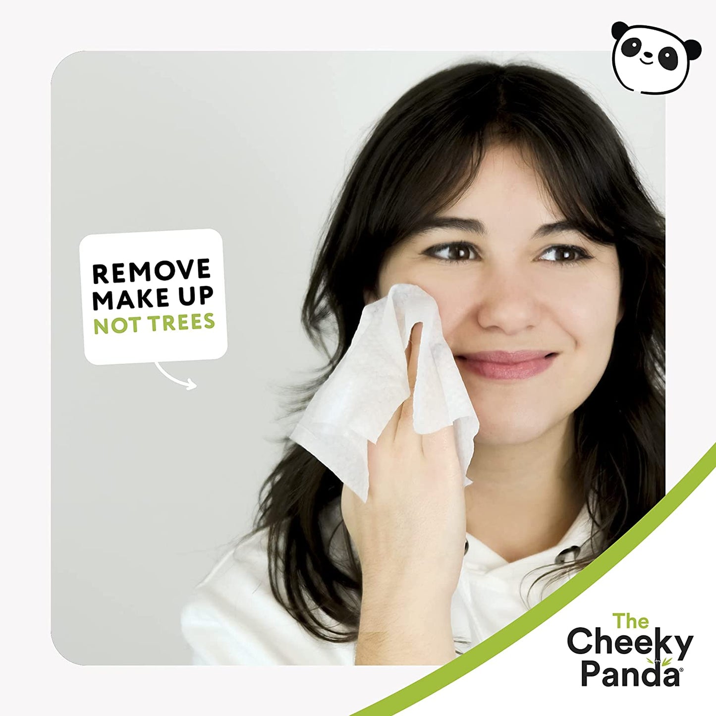 Unscented Bamboo Facial Cleansing Wipes 25wipes - Cheeky Panda - Makeup Removers - Eco Natural Products