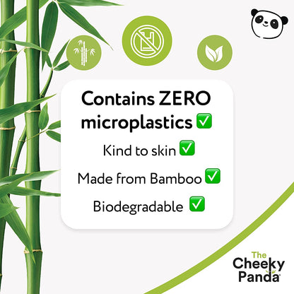 Unscented Bamboo Facial Cleansing Wipes 25wipes - Cheeky Panda - Makeup Removers - Eco Natural Products