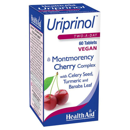 Uriprinol Montmorency Cherry Complex 60's - HealthAid - Vitamins & Supplements - Eco Natural Products
