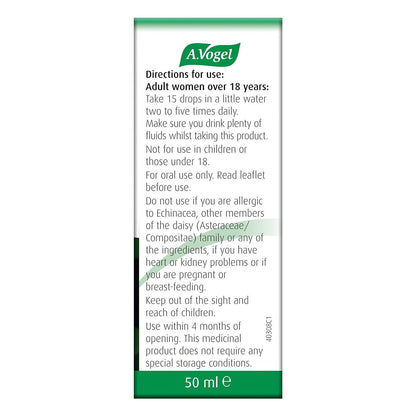 Uva Ursi and Echinacea Cystitis Drops 50ml - A. Vogel - Herbal Supplement - Eco Natural Products