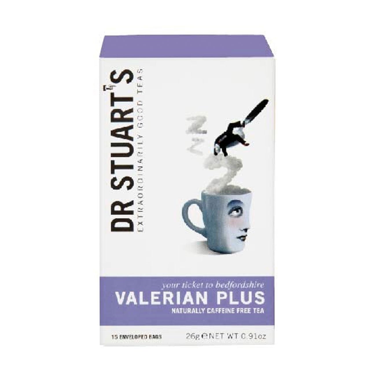 Valerian Plus Tea 15 Sachets - Dr Stuart's - Herbal tea - Eco Natural Products