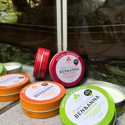 Vanilla Orchid Cream Deodorant Tin 45g - Ben & Anna - Deodorant - Eco Natural Products