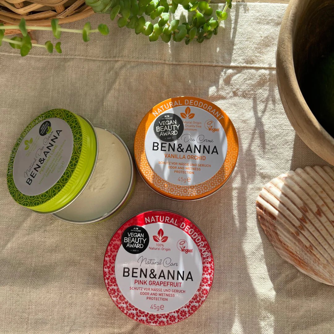 Vanilla Orchid Cream Deodorant Tin 45g - Ben & Anna - Deodorant - Eco Natural Products