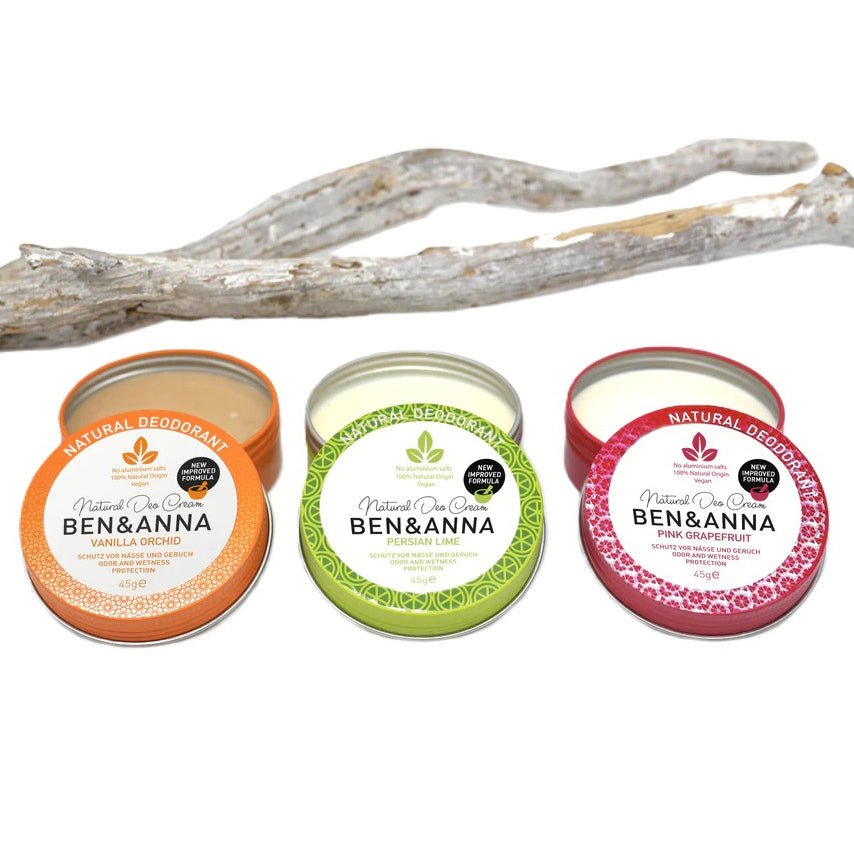 Vanilla Orchid Cream Deodorant Tin 45g - Ben & Anna - Deodorant - Eco Natural Products