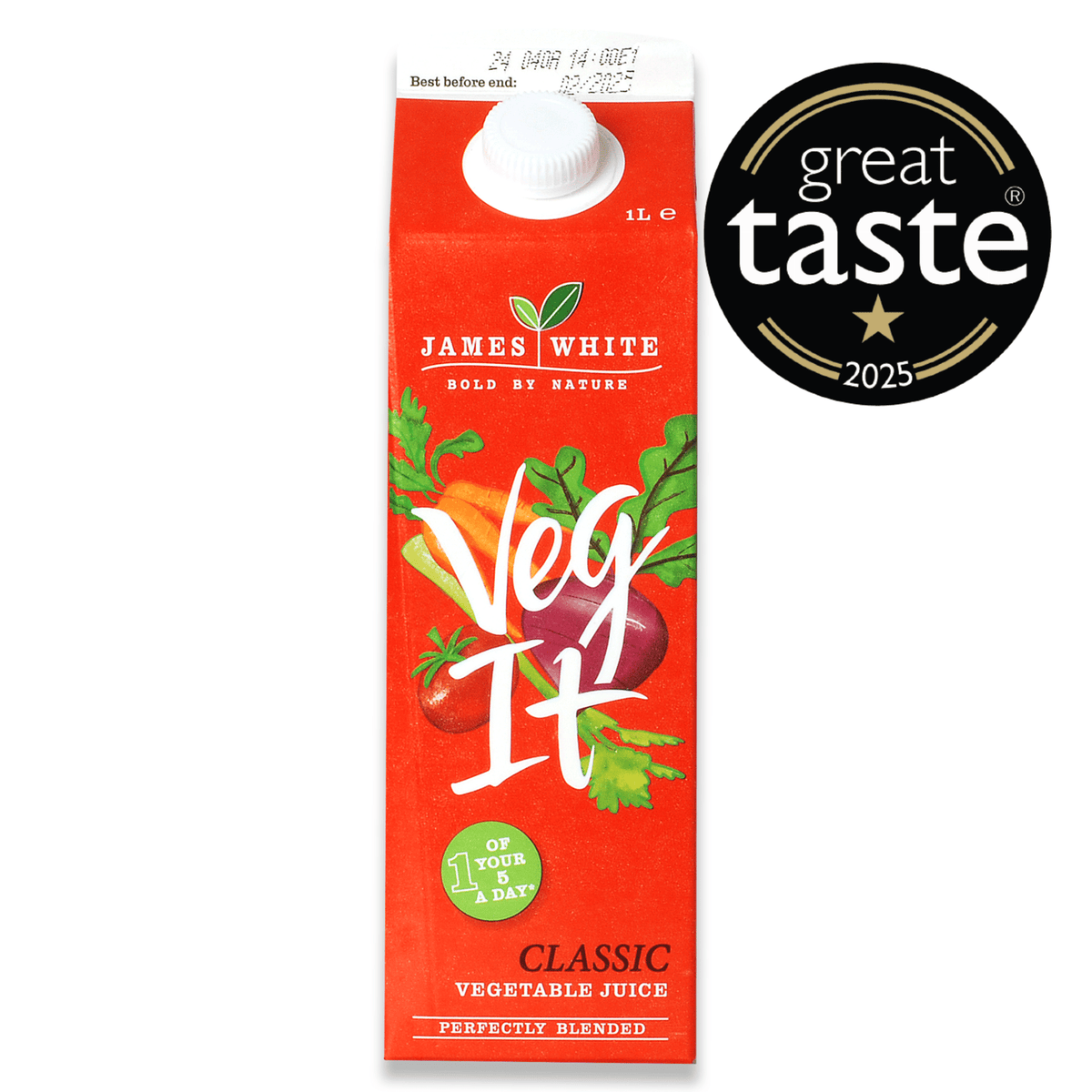 Veg It Vegetable Juice 1000ml - James White - Juices - James White