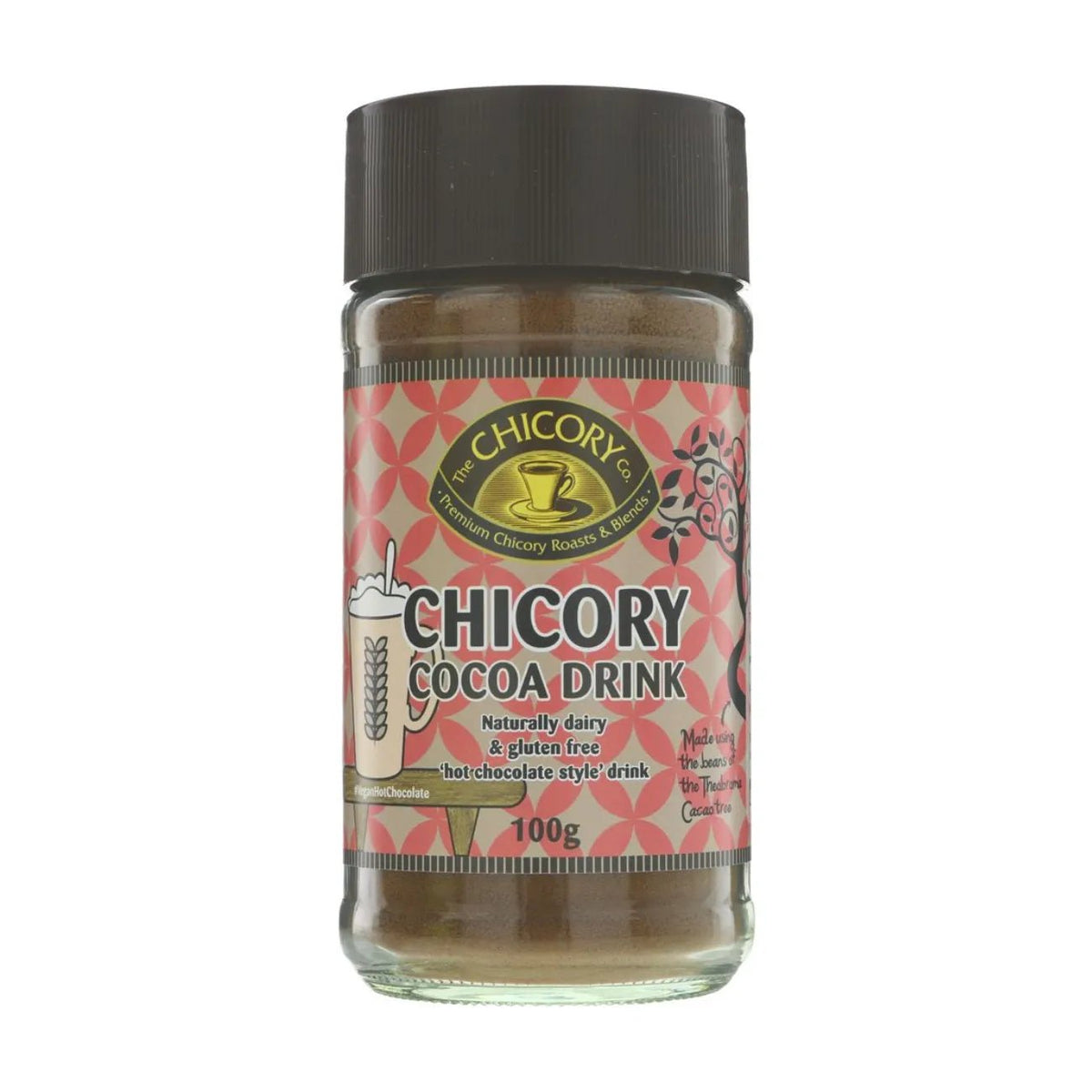 Vegan Chicory Cocoa 125g - Prewetts - Hot Chocolates - Prewetts