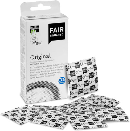 Vegan Condoms Original 10 pack - Fair Squared - Condoms - Eco Natural Products