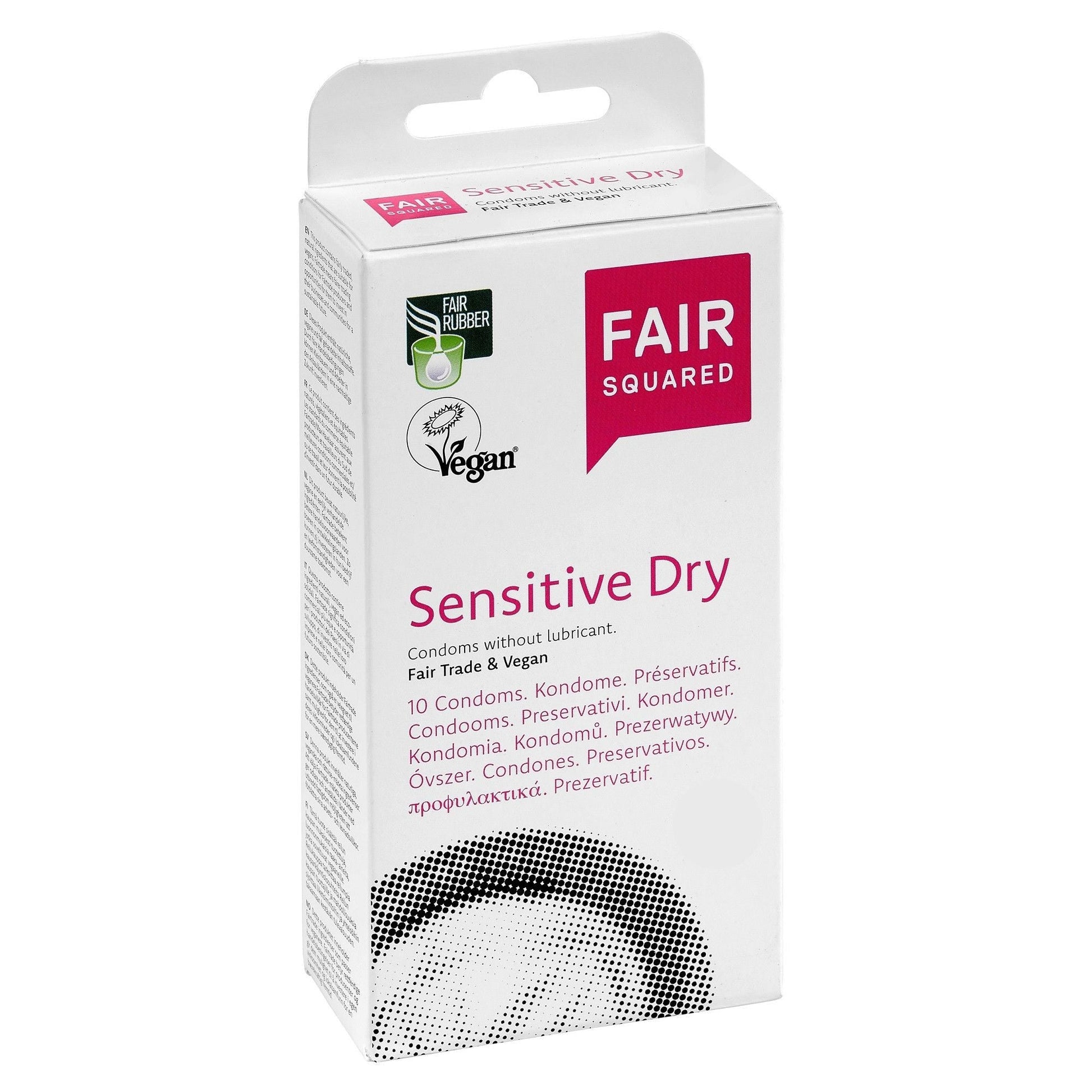 Vegan Condoms Sensitive Dry 10 pack - Fair Squared - Condoms - Eco Natural Products